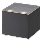 D'Lite Applique Murale Elingen Solar Noir Up & Down - 830 Blanc Chaud | IP54