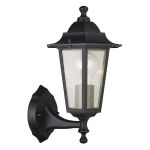 D'Lite Applique Murale Helora Noir | IP44 - Convient pour 1x E27