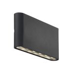 Nordlux Kniver Applique Murale Aluminium Noir 8.5W 285lm - 830 Blanc Chaud