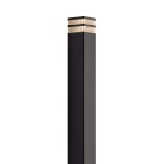 Nordlux Elm Lampe sur pied Aluminium Noir | IP44 - Convient pour E27