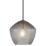 Nordlux Orbiform Suspension Luminaire Verre Gris | Convient pour 1x E27