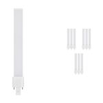 Lot 10x Ledvance LED Dulux-S (EM Mains) 6W 700lm - 840 Blanc Froid | 2-Pins - Équivalent 11W