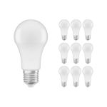 Lot 10x Ledvance CLASSIC LED E27 Poire Dépolie 8.5W 806lm - 840 Blanc Froid | Équivalent 60W