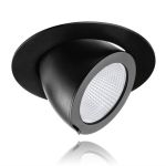 Noxion Downlight LED Forza Noir 35W 3000lm 36D - 930 Blanc Chaud | 168mm - Meilleur rendu des couleurs