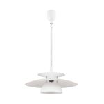 Eglo Suspension Luminaire Brenda Blanc, Chrome | Convient pour E27