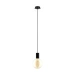 Eglo Suspension Luminaire Pozueta Acier Noir | IP20 - Convient pour 1x E27 