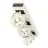 SLV Kalu Triple Mur et Plafonnier Aluminium Blanc 47W 3400lm - 830 Blanc Chaud | Dimmable 