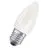 Osram Classic LED E27 Bougie Filament Dépolie 4.8W 470lm - 827 Blanc Très Chaud | Dimmable - Équivalent 40W
