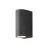 D'Lite Applique Murale Vossem Aluminium Noir Up & Down| IP54 - Convient Pour 2x GU10