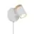 D'Lite Applique Murale Beitem Métal Dépolie Blanc FSC Bois | Convient Pour 1x GU10