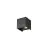 D'Lite Applique Murale Nova Aluminium Noir Up & Down 4.9W 480lm - 830 Blanc Chaud | IP54 - Angle de faisceau réglable