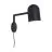 It's about RoMi Applique Murale Marseille Fer Noir | Convient pour 1x E27 