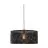 Good&Mojo Suspension Luminaire Java Bambou Noir | Convient pour 1x E27 