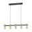 Eglo Suspension Luminaire Chieveley Acier Noir | IP20 - Convient pour 5x E27 