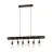 Eglo Suspension Luminaire Townshend 4 Acier Brun Noir | IP20 - Convient pour 6x E27 