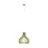 Eglo Suspension Luminaire Tindori Acier Nickel Satiné | IP20 - Convient pour 1x E27 