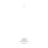 Eglo Suspension Luminaire Brenda Blanc, Matt Nickel | Convient pour E27