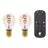 Eglo Connect.Z Smart LED Poire E27 Filament Ambre 9.8W 360lm - 822-865 Variable Blanc | Dimmable - Équivalent 25W