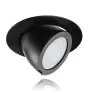 Noxion Downlight LED Forza Noir 35W 3000lm 36D - 930 Blanc Chaud | 168mm - Meilleur rendu des couleurs