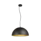 SLV Forchini M 50 Suspension Luminaire Acier Noir | Convient pour 1x E27 
