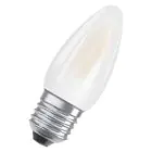 Osram Classic LED E27 Bougie Filament Dépolie 4.8W 470lm - 827 Blanc Très Chaud | Dimmable - Équivalent 40W
