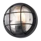 D'Lite Applique Murale Ecco Noir Rond | IP54 - Convient pour 1x E27