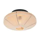 Eglo Plafonnier Midsumer Acier Noir | IP20 - Convient pour 1x E27 