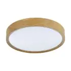 Eglo Plafonnier Musurita Acier Bois Blanc 14.6W 1600lm - 830 Blanc Chaud | IP20 