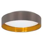 Eglo Plafonnier Maserlo 2 Acier Blanc 20W 2400lm - 830 Blanc Chaud