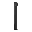 Eglo Lampadaire extérieur Stagnone Extérieur Acier Noir 4.6W 400lm - 830 Blanc Chaud | Convient pour GU10