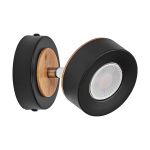 Ledvance LED Decor Spot Pluto Staal Zwart 4.8W 300lm - 830 Warm Wit