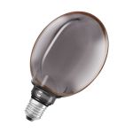 Osram Vintage 1906 LED E27 Globe Filament Smoke 130mm 4W 110lm - 818 Zeer Warm Wit | Dimbaar - Vervangt 12W