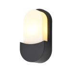 D'Lite Wandlamp Atos ABS Zwart | IP54 - Geschikt voor 1x E27 