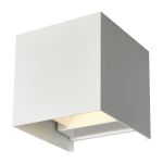 D'Lite Wandlamp Elingen Aluminium Wit Up & Down 4.9W 480lm - 830 Warm Wit | IP65