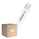 Voordeelpak 8x Osram LED Buis T8 (EM/Mains) Standard Output 5.4W 585lm - 830 Warm Wit | 44cm - Vervangt 15W