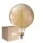 Voordeelpak 4x Philips Classic LED Globe E27 200mm Filament Goud 7W 470lm - 818 Zeer Warm Wit | Dimbaar - Vervangt 40W