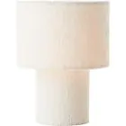 Brilliant Tafellamp Teddy Metaal Textiel Beige | 230mm - Geschikt voor 1x E27