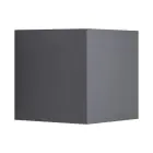 Nordlux Milda Wandlamp Aluminium Antraciet 4.9W 290lm - 830 Warm Wit