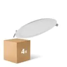 Voordeelpak 4x Ledvance LED Downlight Slim Rond DN210 18W 1530lm 120D - 830 Warm Wit | 225mm